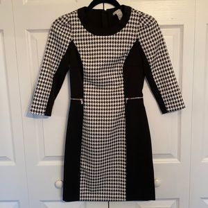 Black and white dress, Size 4, new condition, quality material, H&M